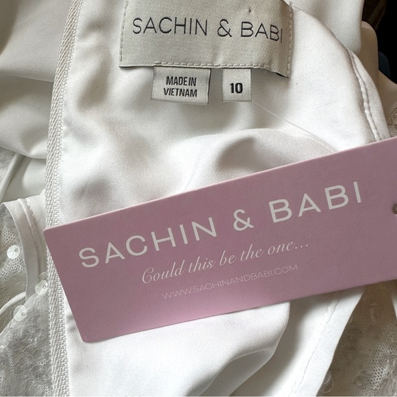 Sachin & Babi Morgan Halter Cut-Out Sequin Slim Maxi Dress - Picture 14 of 16